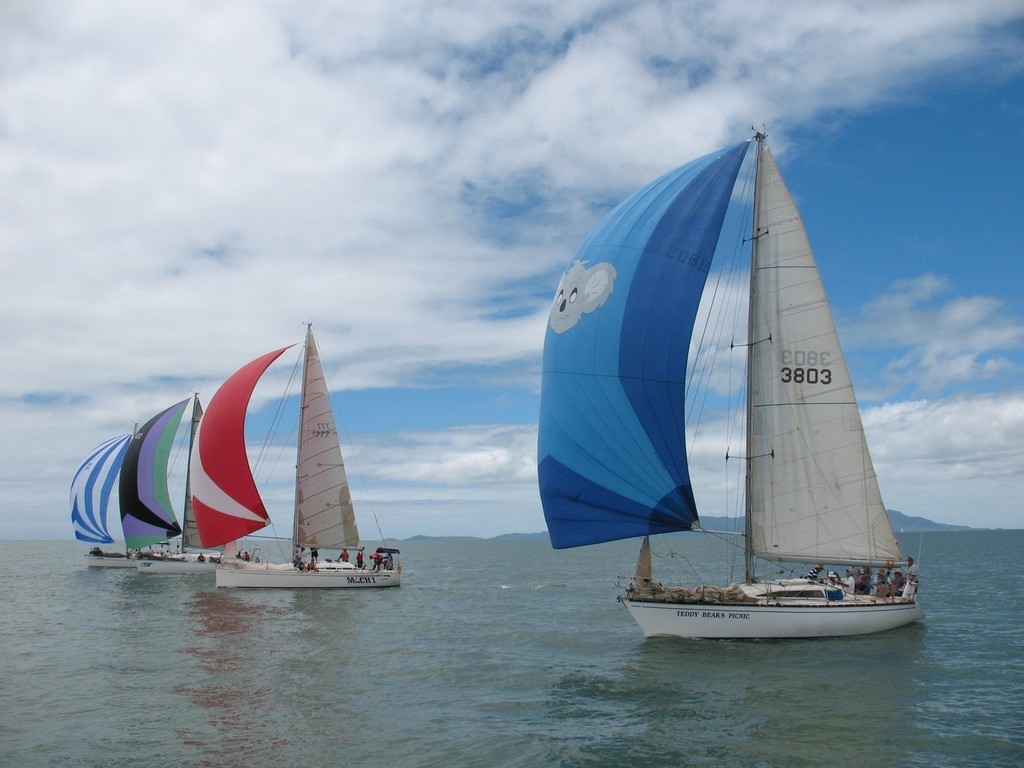 Spinnaker start - Port Hinchinbrook Easter Series © Townsville Cruising Yacht Club http://www.tcyc.org.au/